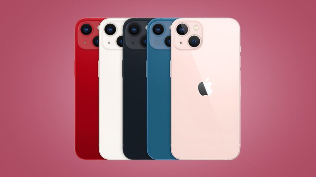 iPhones 13 en varios colores